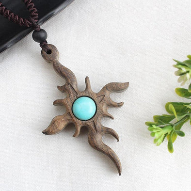 Turquoise Star Pendant Necklace - Tree Treasures