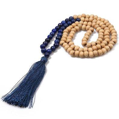 Midnight Sky Mala Meditation Necklace - Tree Treasures